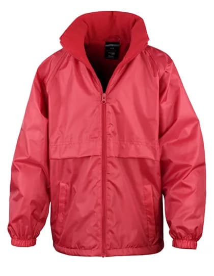 Junior Microfleece Lined Jacket - Red