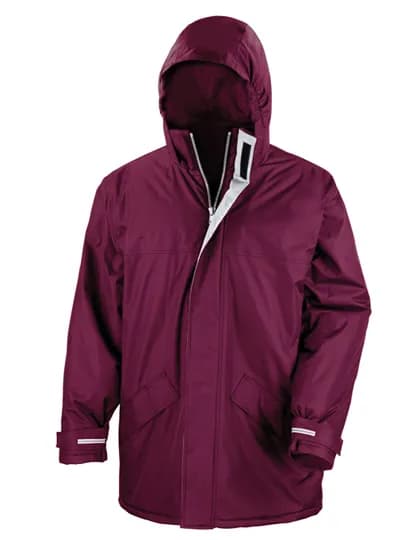 Channel Parka - Burgundy