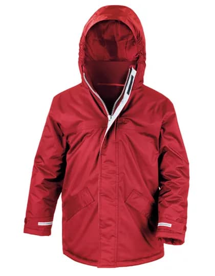 Junior Channel Parka - Red