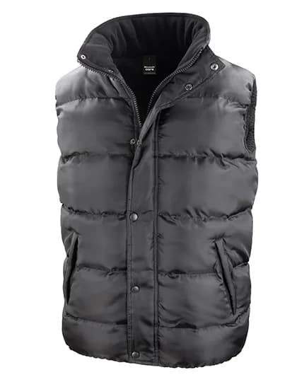 Nova Lux Hooded Gilet - Black