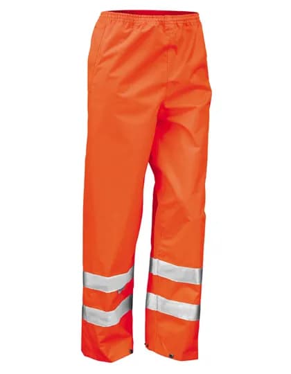 Safety High Vis Trouser - Fluorescent Orange