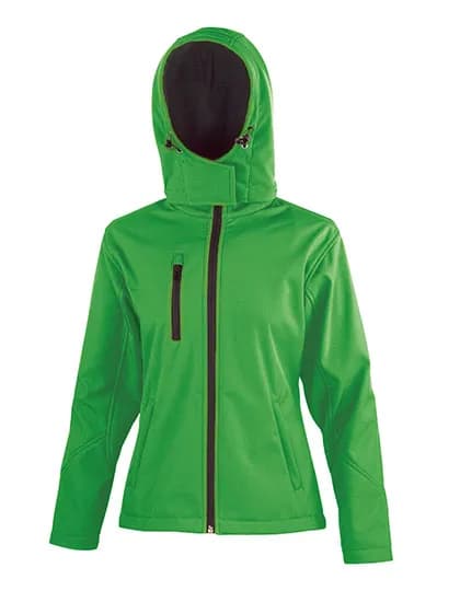 Women´s TX Performance Hooded Soft Shell Jacket - Vivid Green/Black