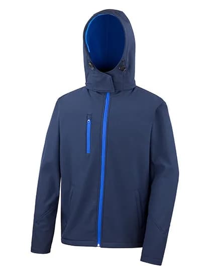 Men´s TX Performance Hooded Soft Jacket - Navy/Royal