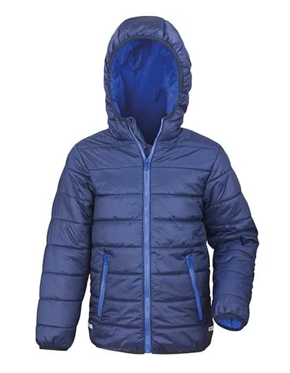 Youth Soft Padded Jacket - Navy/Royal