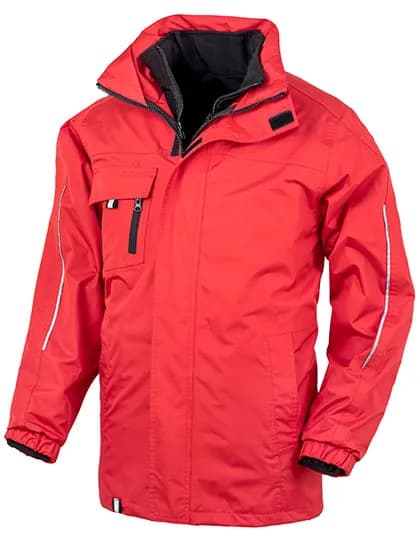 3-in-1 Transit Jacket With Printable Softshell Inner - Red