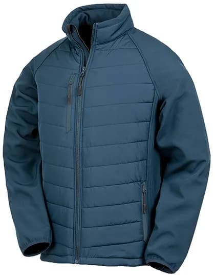 Recycled Compass Padded Softshell - Navy/Navy