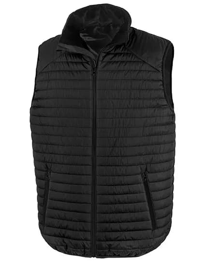 Recycled Thermoquilt Gilet - Black/Black