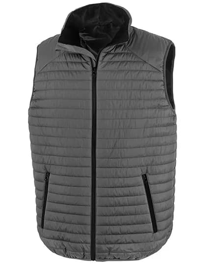 Recycled Thermoquilt Gilet - Grey/Black