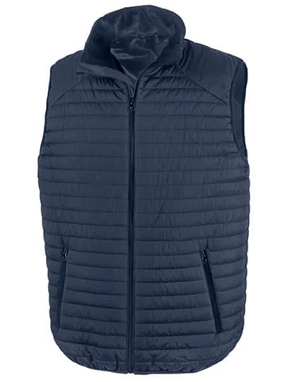 Recycled Thermoquilt Gilet - Navy/Navy