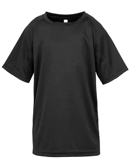 Junior Performance Aircool Tee - Black