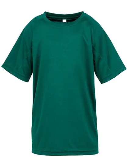 Junior Performance Aircool Tee - Bottle Green