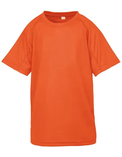 Junior Performance Aircool Tee - Fluorescent Orange