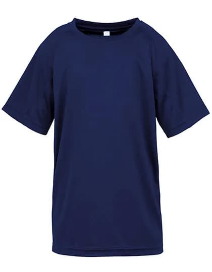Junior Performance Aircool Tee - Navy