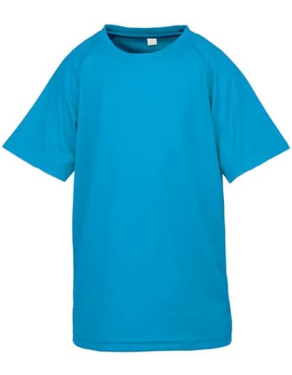 Junior Performance Aircool Tee - Ocean Blue