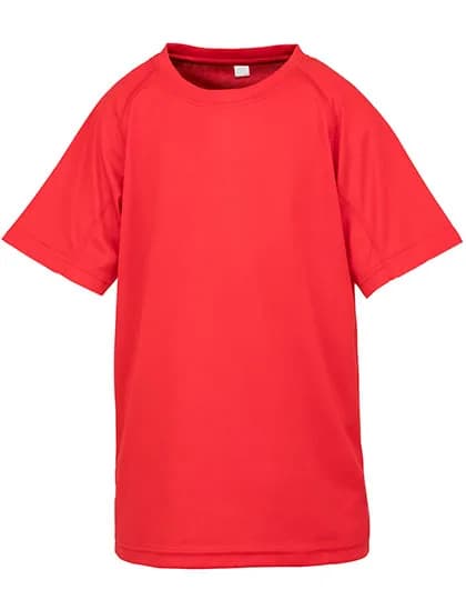 Junior Performance Aircool Tee - Red