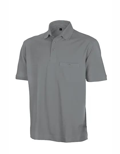 Apex Pocket Polo Shirt - Workguard Grey