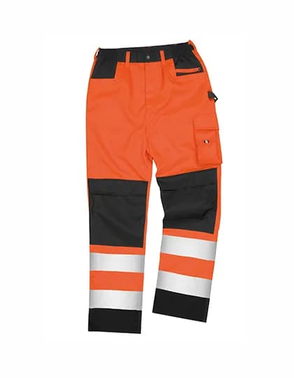 Safety Cargo Trouser - Fluorescent Orange