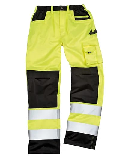 Safety Cargo Trouser - Fluorescent Yellow