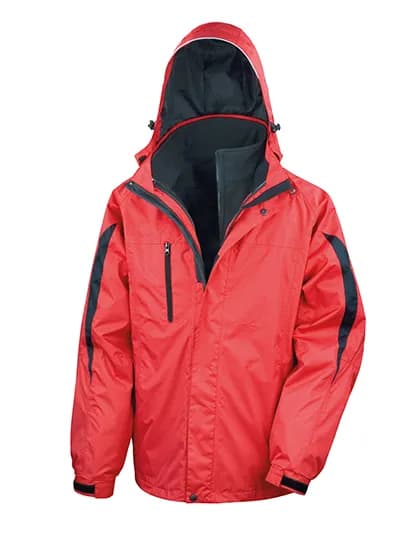 Men´s 3-in-1 Journey Jacket With Soft Shell Inner - Red/Black
