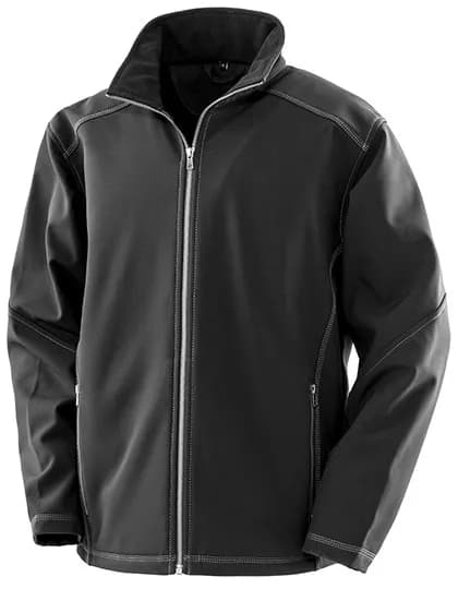 Men´s Treble Stitch Softshell Jacket - Black