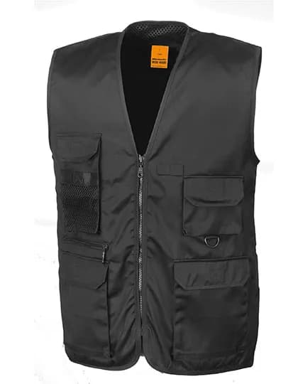 Safari Waistcoat - Black