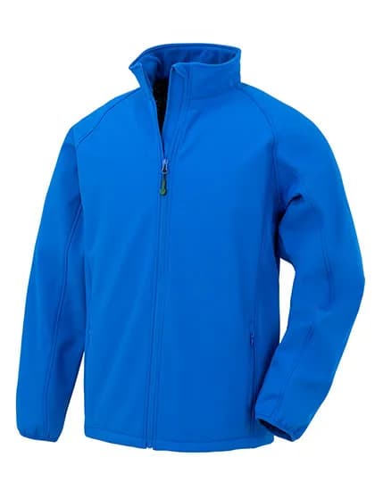 Men´s Recycled 2-Layer Printable Softshell Jacket - Royal