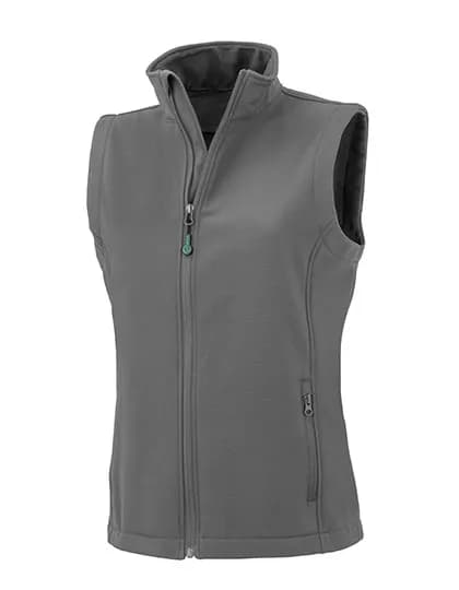 Women´s Recycled 2-Layer Printable Softshell Bodywarmer - Workguard Grey