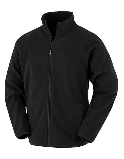 Recycled Microfleece Jacket - Black