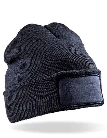 Recycled Thinsulate™ Printers Beanie - Navy
