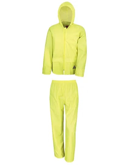 Waterproof Jacket & Trouser Set - Neon Yellow
