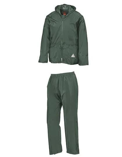 Waterproof Jacket & Trouser Set - Olive Green