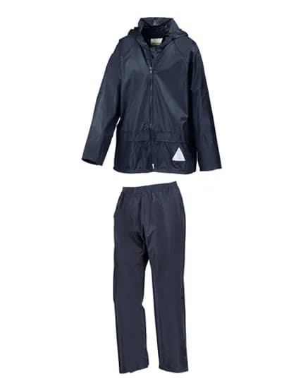 Junior Waterproof Jacket & Trouser Set - Navy