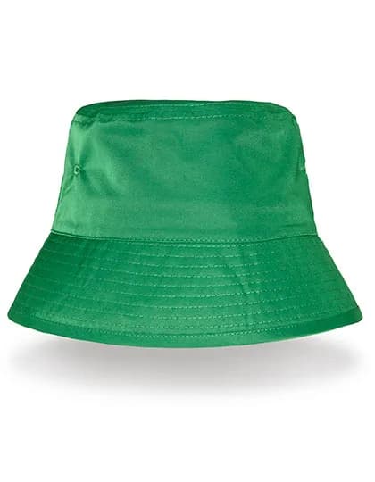 Recycled Bound Edge Bucket Hat - Kelly Green