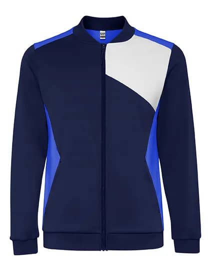 Leros Tracksuit Jacket - Royal Blue 05/White 01/Navy Blue 55