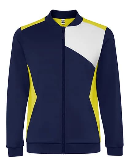 Kids´ Leros Tracksuit Jacket - Yellow 03/White 01/Navy Blue 55