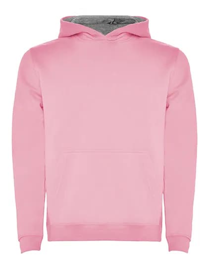 Kids´ Urban Hooded Sweatshirt - Light Pink 48/Heather Grey 58