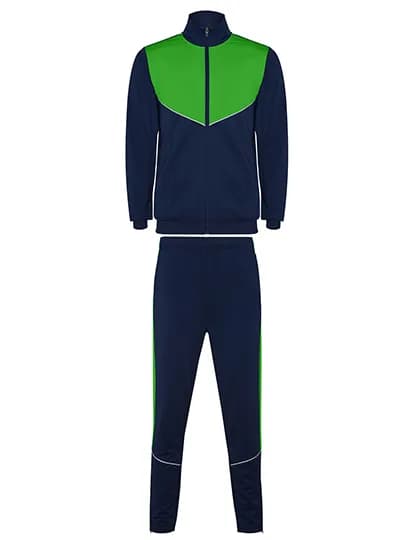 Evans Tracksuit - Navy Blue 55/Fern Green 226