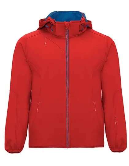 Siberia Softshell Jacket - Red 60/Royal Blue 05
