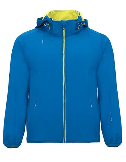 Siberia Softshell Jacket - Royal Blue 05/Lime Punch 235