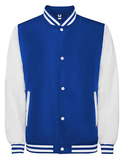 California Varsity Jacket - Royal Blue 05/White 01