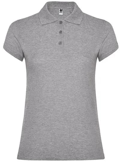 Women´s Star Poloshirt - Heather Grey 58