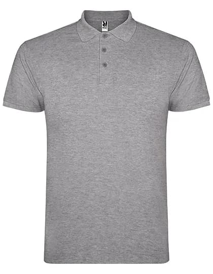 Men´s Star Poloshirt - Heather Grey 58