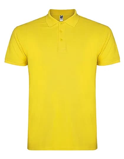 Men´s Star Poloshirt - Yellow 03