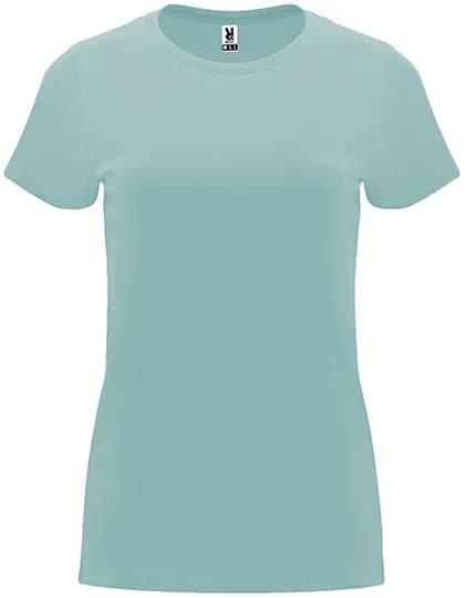 Women´s Capri T-Shirt - Washed Blue 126