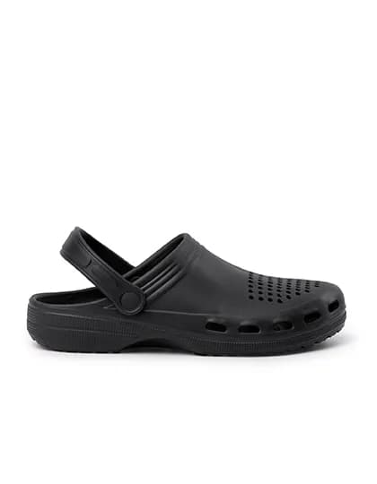 Dan Sanitary Flat Shoe - Black 02