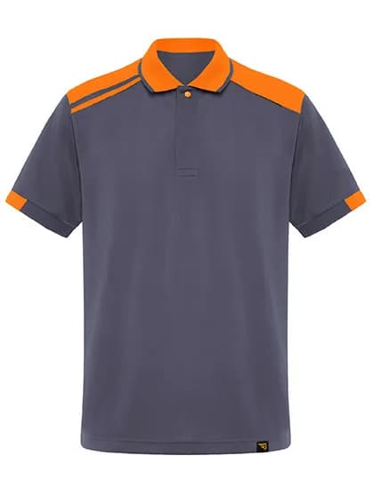 Poloshirt Samurai - Lead 23/Orange 31