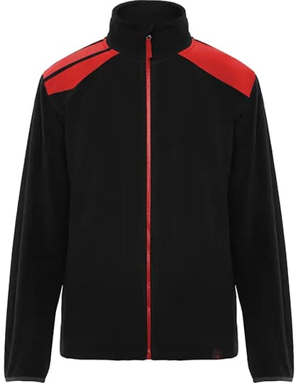 Fleece Jacket Terrano - Black 02/Red 60
