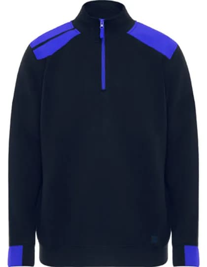 Troyer Sweatshirt Maverick - Navy Blue 55/Royal Blue 05