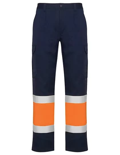Naos Trousers - Navy Blue 55/Fluor Orange 223