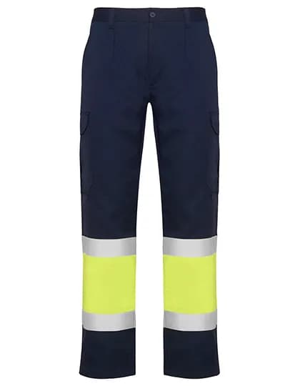 Naos Trousers - Navy Blue 55/Fluor Yellow 221